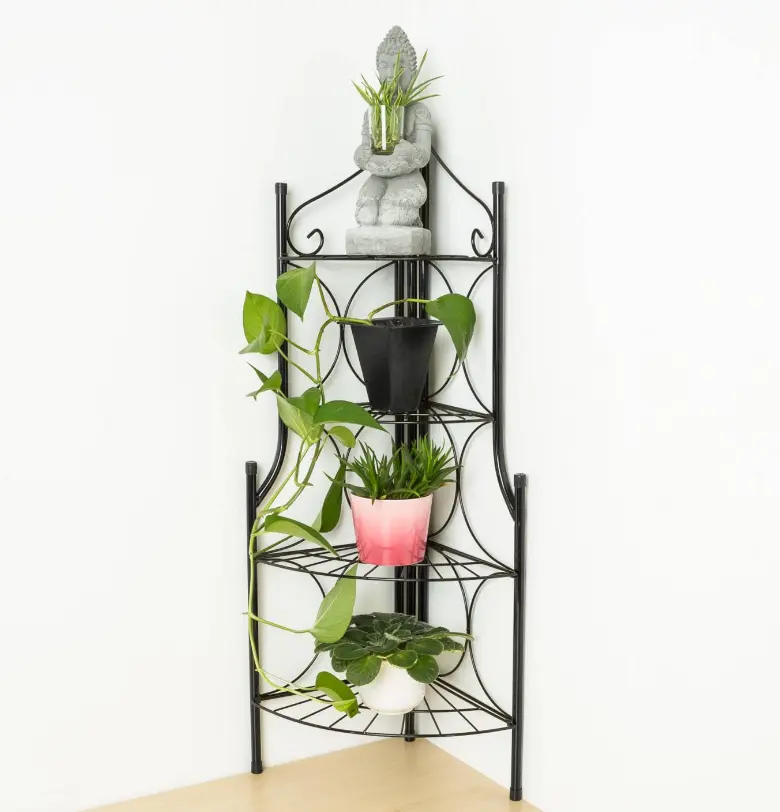 Metal Iron Frame flower pot for succulents plants Wholesale Ins Nordic vintage Style decoration commodity shelf