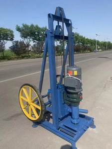 小型ミニコアロータリー掘削機 電動モーター搭載 3点設計 最大掘削深度100m 簡単操作 水井戸用 - Product Image 2