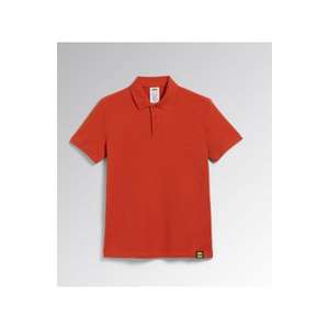 DIADORA UTILITY-702,177955-45019/XXL Polo de manga corta rojo de algodón orgánico Piqué CAMISETAS Y POLOS DE TRABAJO - Product Image 1