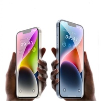 Verre trempé HD ultra-clair pour iPhone 18 Pro Max, protection de la vie privée, anti-espionnage, couverture complète, 9H, anti-empreintes digitales, kit de suppression de la poussière