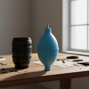 Pompe soufflante en caoutchouc bleue 100 ml pour le nettoyage des objectifs d'appareil photo - Product Image 3