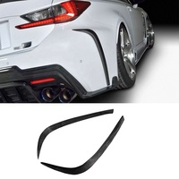 Pour Lexus RCF 2014-2018, aileron arrière en fibre de carbone, séparateur de pare-chocs arrière, ailerons latéraux de requin, spoiler, kit carrosserie