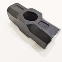 Marteau de mécanicien OEM personnalisable 2,5 kg, design octogonal unique avec poignée profilée et manche en bois