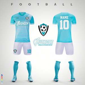 LanJing Classic Jersey Fútbol Stripe Fútbol Jersey Equipo <span class=keywords><strong>Nacional</strong></span> <span class=keywords><strong>de</strong></span> Fútbol Jersey - Product Image 2