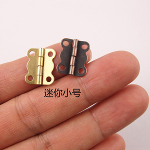 Mini charnière 14x16mm en fer à montage en surface pour meubles, charnière pour boîte en bois, style traditionnel, durable - Product Image 4
