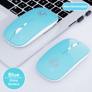 IMICE e1300 im lặng có thể sạc lại chuột không dây với đèn LED, thiết kế siêu mỏng và pin chất lượng tốt - Product Image 5