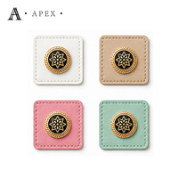 Étiquette en cuir personnalisée APEX pour hijab, abaya, vêtements, foulards, chapeaux, sacs, couvre-chefs, chaussures, logo décoratif
