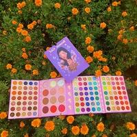 Palette d'ombres à paupières en gros, professionnelle, en carton, avec votre logo personnalisé, finition brillante, mate, pailletée, imperméable, marque privée