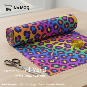 Tela de Poliéster DBP <span class=keywords><strong>El</strong></span>ástica de Doble Cepillado con Impresión Digital Personalizada, Sin Pedido Mínimo, por Metro, <span class=keywords><strong>para</strong></span> Leggings y <span class=keywords><strong>Ropa</strong></span> - Product Image 4