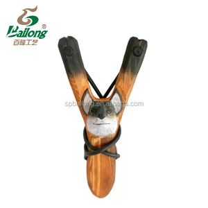 Lance-pierre en bois sculpté à la main pour enfants, modèle <span class=keywords><strong>Bailong</strong></span> BL, design personnalisé, vente chaude d'usine, pour le tir en extérieur - Product Image 2