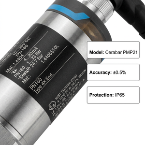 Económico y Eficiente Manómetro E+H Cerabar PMP21/11 de Acero Inoxidable IP65 con 1 Año de Garantía - Product Image 4