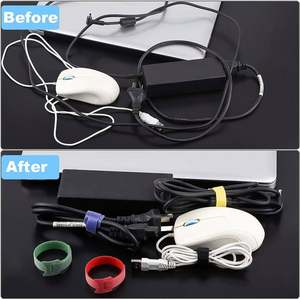 Cinta de Sujeción de Cables de Nylon/Poliéster Personalizada, Autoadhesiva, Reutilizable, de Doble Cara, Ecológica, Resistente al Calor y Multifuncional - Product Image 4