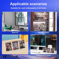 Présentoir de collection pour cartes gradées TCG, 3 emplacements, avec cadre classique PSAA, en verre anti-UV, pour cartes BGS/SGC, et étui de protection magnétique