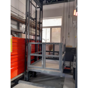 1 टन 1000 किलोग्राम इलेक्ट्रिक कार्गो लिफ्ट हाइड्रोलिक फ्रेट लिफ्ट लिफ्ट 6 मीटर 8 मीटर सस्ता मूल्य ऊर्ध्वाधर माल लिफ्ट प्लेटफॉर्म - Product Image 1