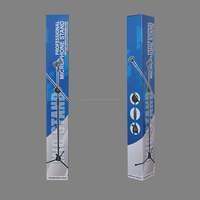 Support de microphone double MS-016-103 avec 2 clips Hauteur réglable de 29.5 à 59.1 pouces et bras de flèche de 29.5 pouces