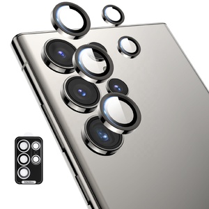 Pour Samsung Galaxy S24 Ultra verre trempé <span class=keywords><strong>Film</strong></span> caméra lentille protecteur d'écran 3D 9H anti-rayures lentille <span class=keywords><strong>Film</strong></span> S24 plus - Product Image 1