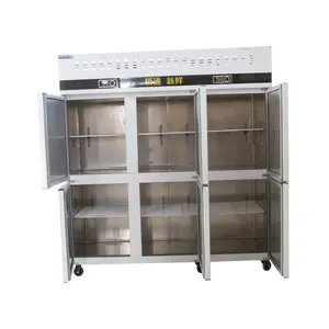 2022 design de cozinha armário de armazenamento, equipamento de refrigeração com 6 portas, 1800*750*1980 cn; shn, metal, branco