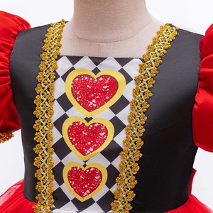 Costume de Reine des Cœurs pour Filles Halloween DISP-018 - Product Image 6