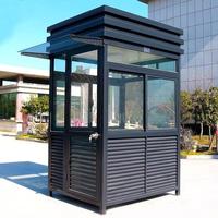Pos Keamanan Kecil yang Dapat Disesuaikan, Rumah Penjaga Modern, Kotak Pengawas Luar Ruangan, Ruang Kantor Prefabrikasi Portabel untuk Penjaga