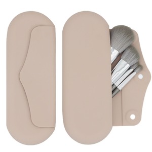 Huiyuan Makeup Organizer Silicone Magnetic Closure Simple Cosmetic Storage <b>Case</b> For Brush And <b>Tools</b> - Product Image 5