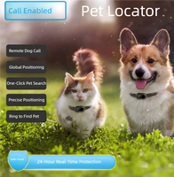 Localizador de Collar GPS 2G para Mascotas con Sensor LED Inteligente, Anti-Robo, Llamada de Voz y Precisión de Posicionamiento de 5-15m