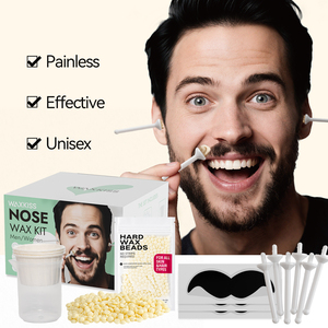 OEM ODM Private Label Portable Nose <b>Wax</b> <b>Kit</b> 50g Hypoallergenic Hard <b>Wax</b> Beans for Nose Ear Lip Brow Hair <b>Removal</b> - Product Image 2
