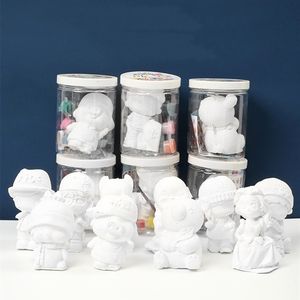 Pedido <span class=keywords><strong>urgente</strong></span>, envío rápido, modelo de yeso pintado con grafiti, muñeca Diy pintada, decoración de coche de juguete, regalo creativo hecho a mano para niños - Product Image 3