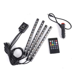 Lumières de décoration de voiture à télécommande RHINO RGB 18W Projecteur LED Lumière intérieure Synchronisation musicale Ace <span class=keywords><strong>Ns</strong></span> Ambiance Lumière LED de voiture pour voiture - Product Image 3