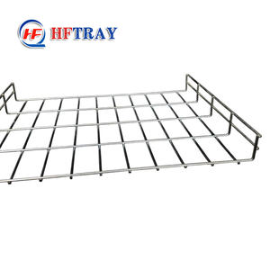 Construction 100x50mm Grille de câblage en acier au carbone thermolaqué pour le câblage des équipements à faible intensité dans les bureaux et les salles de serveurs - Product Image 1
