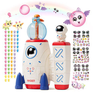 ลูกโป่งมีกาวสำหรับเด็กแบบทำมือปั๊มลมจรวดชุดลูกโป่งตกแต่งพื้นที่ลูกโป่งของเล่น - Product Image 1