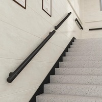 Système de rampe d'escalier moderne de luxe Rampe d'escalier en métal Rampe d'escalier amovible Rampe Vlcable Extérieur