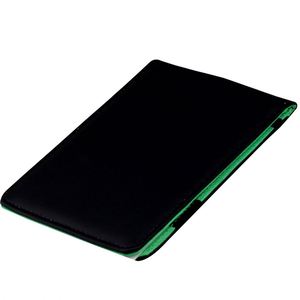 Porta Marcador de Golf de Cuero Negro Premium con Ranura para Lápiz, Logotipo Personalizado, Regalo para Torneos, Libro de Yardas Personalizable - Product Image 3