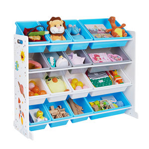 <span class=keywords><strong>SONGMICS</strong></span> Armoire de <span class=keywords><strong>rangement</strong></span> intérieure personnalisée pour enfants Style girafe Étagère de <span class=keywords><strong>rangement</strong></span> pour jouets pour bébé avec 16 boîtes de <span class=keywords><strong>rangement</strong></span> en plastique - Product Image 1
