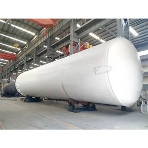 Paslanmaz çelik depolama tankı büyük atmosferik düz dipli depolama tankı sıvı oksijen azot tankı