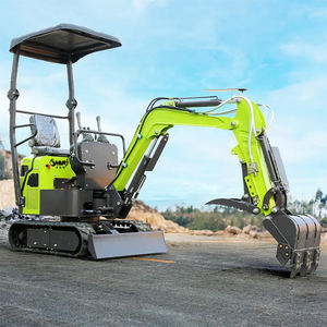 Compacte multifunctionele rupsmini-graafmachine 1-2 ton 1,2 ton hoog rendement motor pomp 1 jaar garantie - Product Image 5