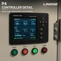 Groupe électrogène diesel silencieux mobile sur remorque 25kVA 30kVA 50kVA 100kVA 150kVA 200kVA 250kVA triphasé pour la construction