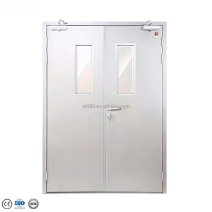 Porte intérieure en acier ignifugée avec <span class=keywords><strong>panneau</strong></span> <span class=keywords><strong>de</strong></span> vision en <span class=keywords><strong>verre</strong></span> pour projets <span class=keywords><strong>de</strong></span> construction résidentielle - Product Image 5