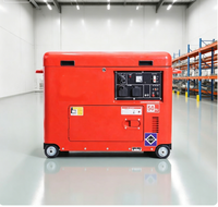 Einphasiger 15KVA 12KW Leiser Dieselgenerator 50Hz 400V Wechselstromgenerator Tragbares Leises Diesel-Aggregat Mit ATS Automatischer Transferschalter