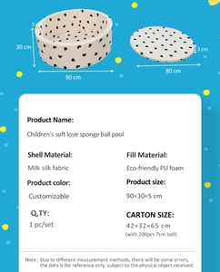 <span class=keywords><strong>Piscine</strong></span> à balles en mousse écologique de haute qualité pour aire de jeux pour enfants <span class=keywords><strong>piscine</strong></span> à balles intérieure détachable pour bébé - Product Image 4