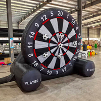 Cible de football gonflable Oxford de 10 pieds pour jeu en extérieur