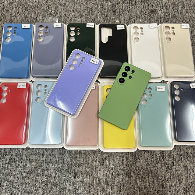 Premium High Quality Liquid Silicone Phone case for samsung galaxy S25 S24 S23 S26 Plus Ultra,for samsung S24fe Silicone case