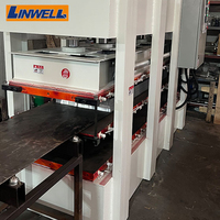 Ligne de production de panneaux sandwich en nid d'abeille en aluminium Linwell, machine de pressage à chaud, capacité de 1000 kg, fabriquée à Guangdong