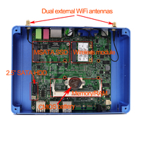 Mini PC EGLOBAL pas cher, Intel Core I3 6157U, OS Win7/Win8/Win10/Linux, 6 ports USB, prise en charge de la sortie HD VGA, double écran, PC de bureau portable sans ventilateur
