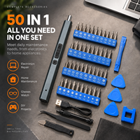 50-en-1 précision C-Type Port de données jeu de tournevis bricolage qualité outils électriques batterie pour réparation à domicile ordinateur portable embout de tournevis amélioré