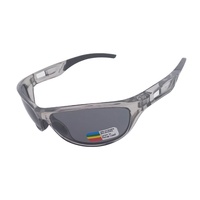 Gafas de Sol Deportivas Polarizadas con Montura Completa, Rojas/Azules/Negras/Blancas, Protección UV400 de PC, Ligeras, para Adultos, Hombres y Mujeres, para Correr y Ciclismo