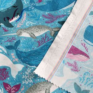 Super doux personnalisé impression numérique mousseline <span class=keywords><strong>gaze</strong></span> <span class=keywords><strong>coton</strong></span> tissu léger pour <span class=keywords><strong>chemise</strong></span> sac couverture jouet Lingerie auvent garçon couverture - Product Image 6