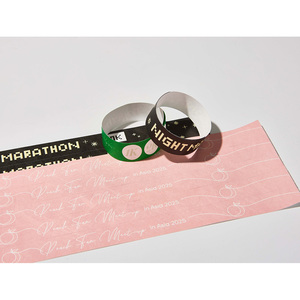 [AnyWristband] Bracelets TYVEK entièrement colorés, type connecté, 25 mm (1 pouce), avec code QR pour l'admission - Product Image 2