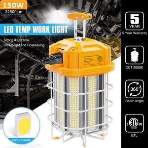 Lámpara de Trabajo LED Industrial de 150W con Certificación ETL de China, Iluminación Portátil para Fábrica con IP65, Garantía de 5 Años y Función de Conexión - Product Image 3