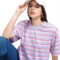 Fabricant de T-shirts imprimés pour femmes en gros – T-shirts graphiques à manches courtes en jersey de coton doux – Usine de vêtements à marque privée