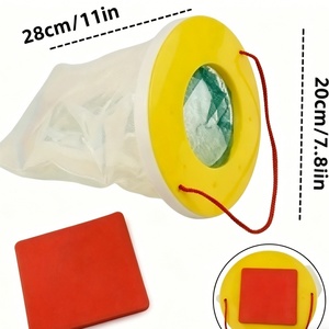 Piège à mouches rouge jetable pour extérieur, sac attrape-mouches suspendu, haute efficacité, lutte antiparasitaire - Product Image 1
